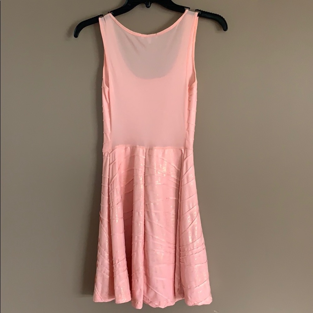 Charlotte Russe skater style dress with sheer back - Picture 2 of 7